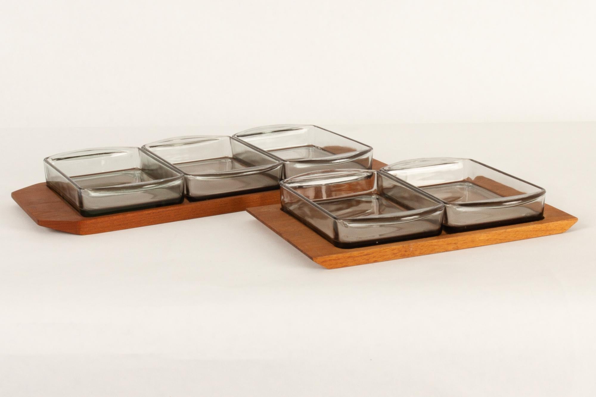 Danish Vintage Teak Serving Trays 1960s Set of 4 For Sale 4