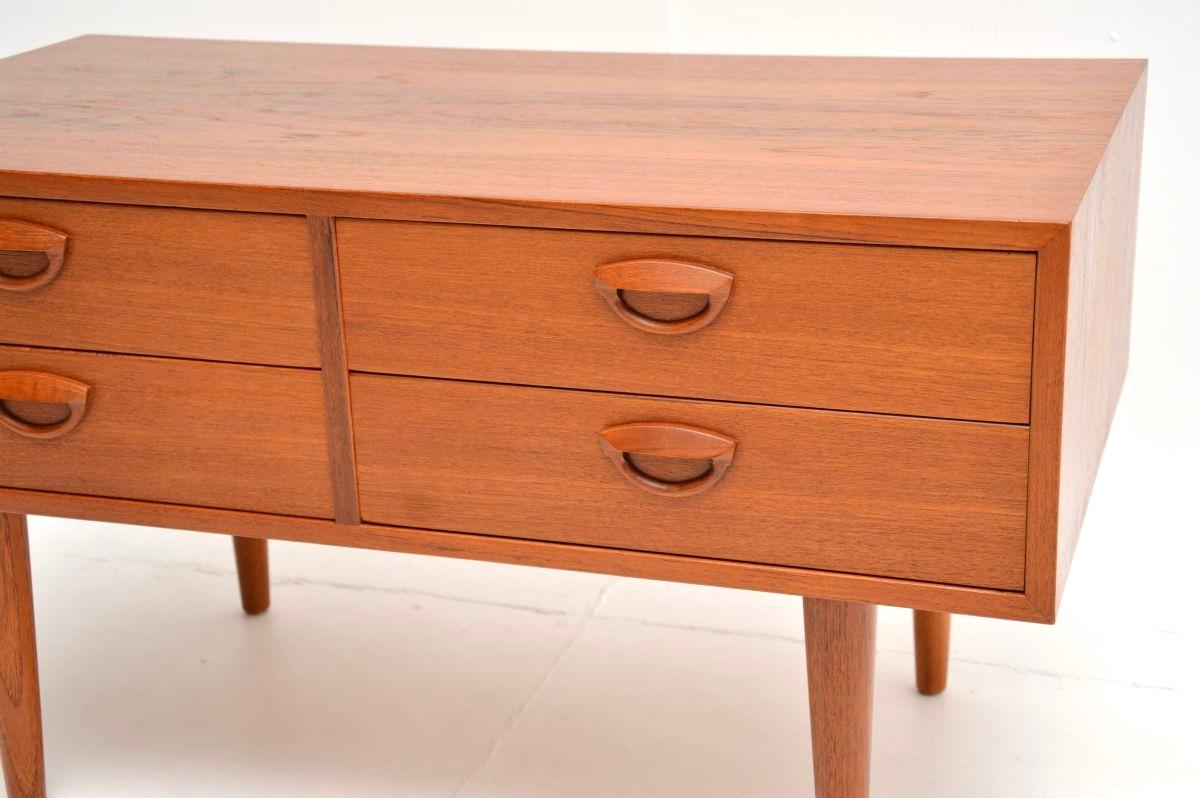 Arcón de teca danés vintage de Kai Kristiansen en venta 3