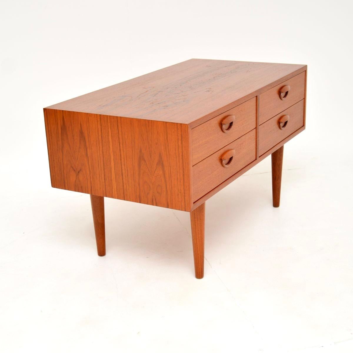 Arcón de teca danés vintage de Kai Kristiansen Moderno de mediados de siglo en venta