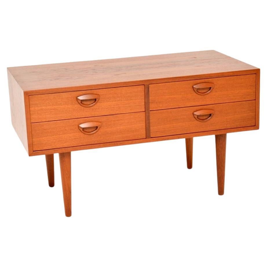 Arcón de teca danés vintage de Kai Kristiansen en venta
