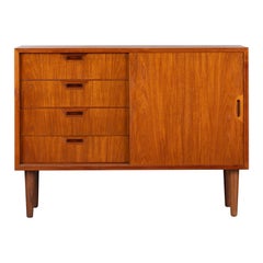 Danish Vintage Teak Small Sideboard, 1960s