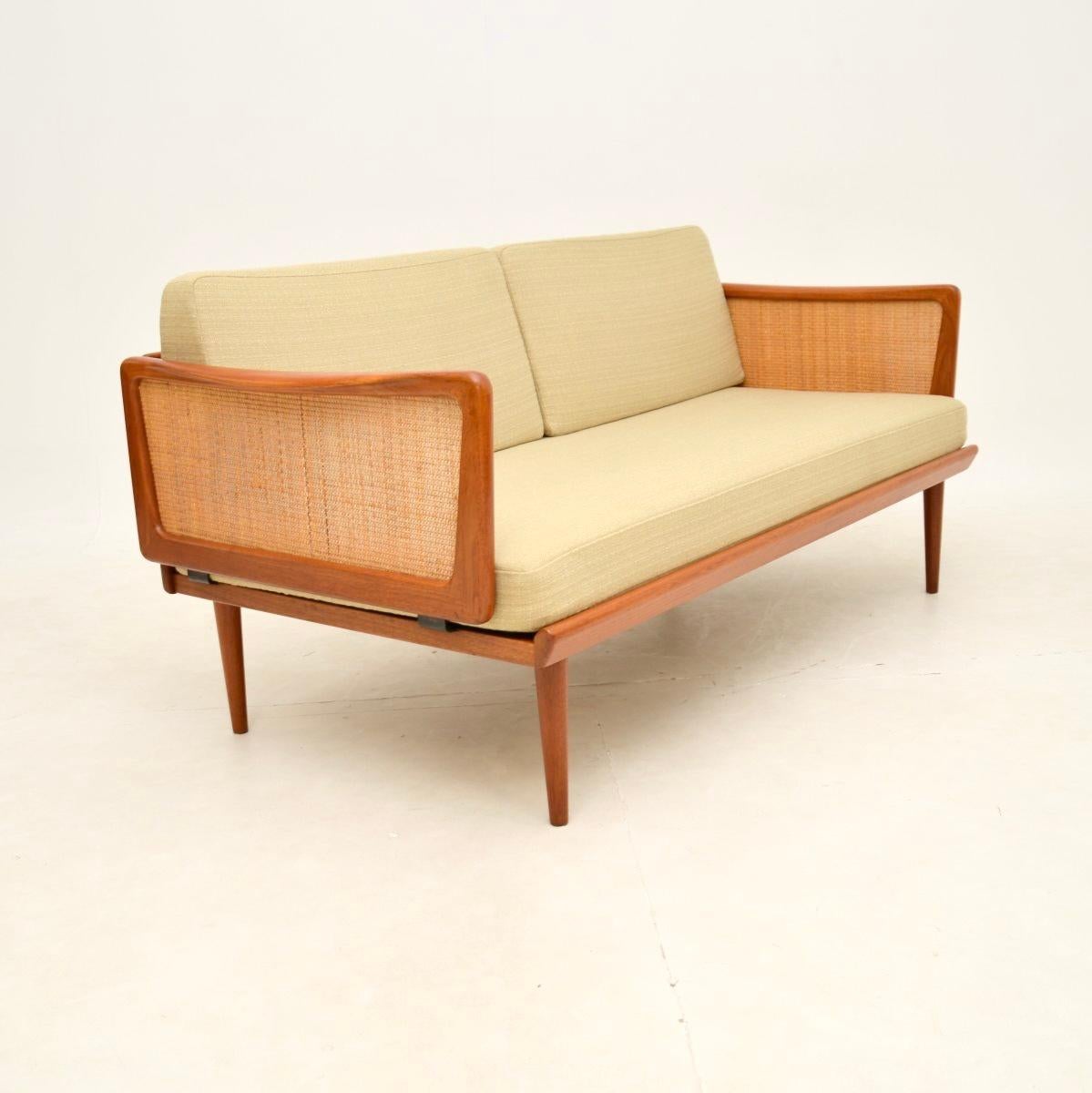 Mid-Century Modern Danish Vintage Teak Sofa Bed by Peter Hvidt and Orla Mølgaard-Nielsen