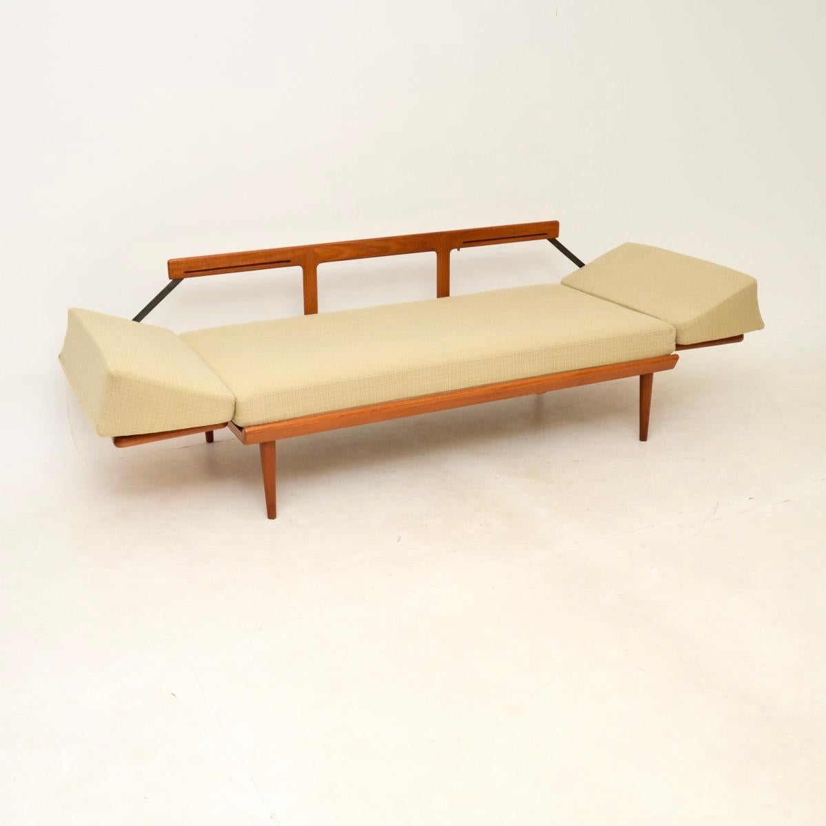 Danish Vintage Teak Sofa Bed by Peter Hvidt and Orla Mølgaard-Nielsen 1