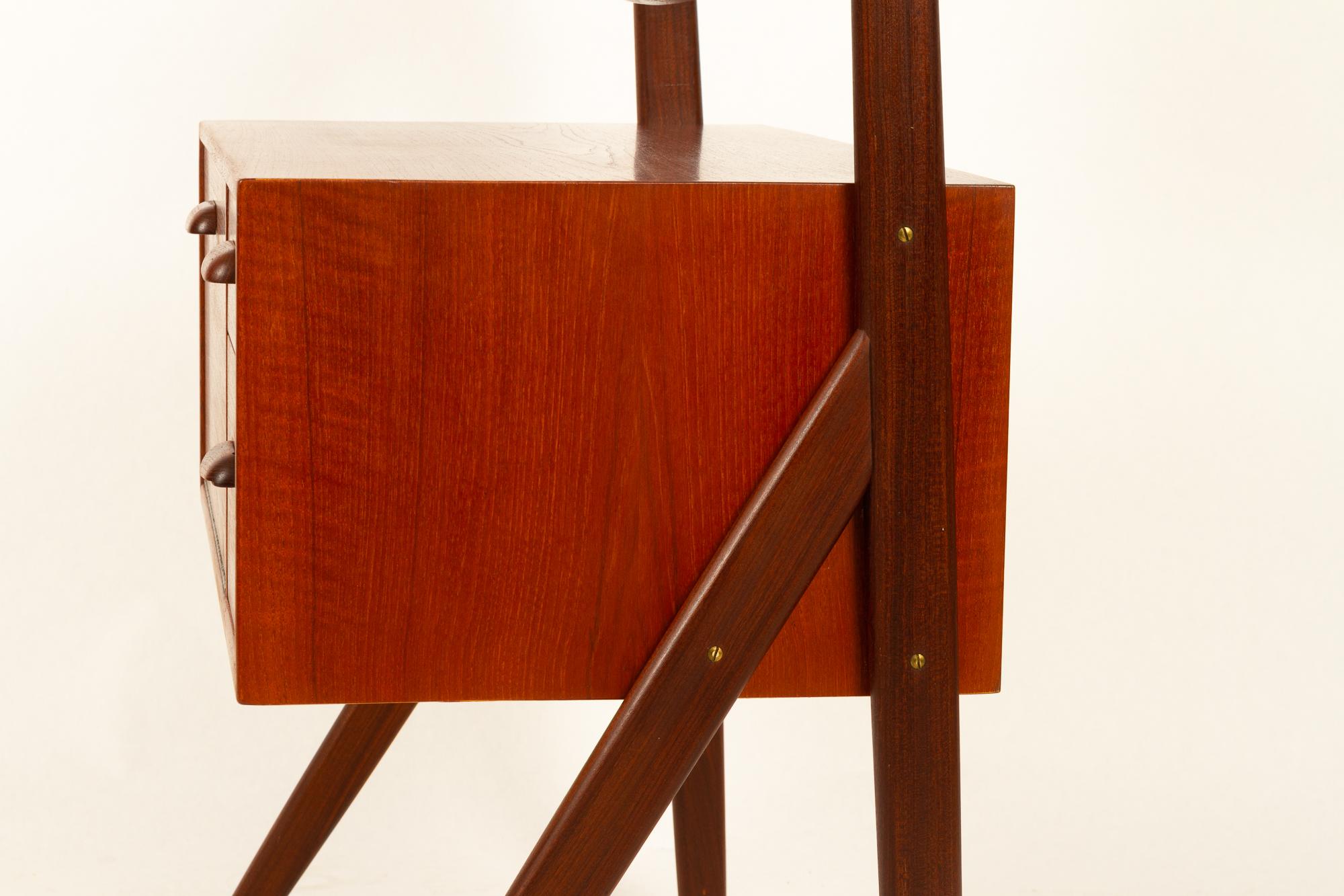 Danish Vintage Teak Vanity by Ølholm, 1960s 11