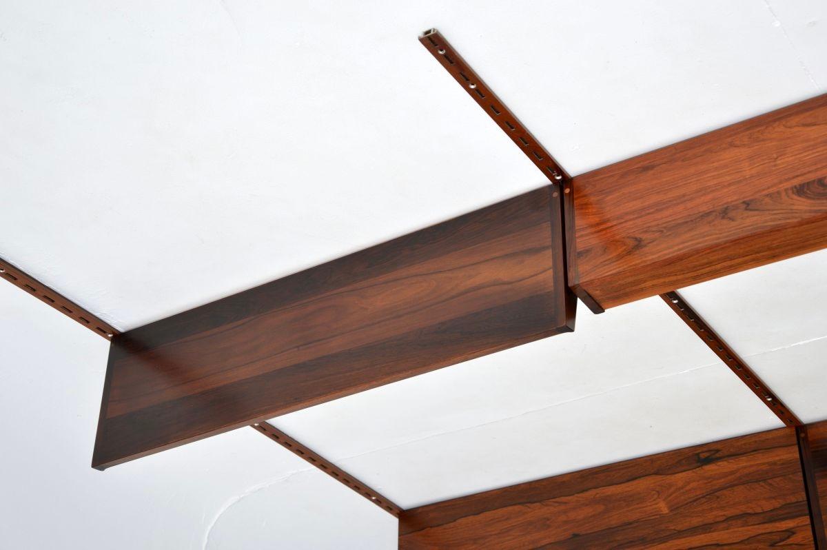 Danish Vintage Wall Mounting Shelving System by Kai Kristiansen (Moderne der Mitte des Jahrhunderts) im Angebot