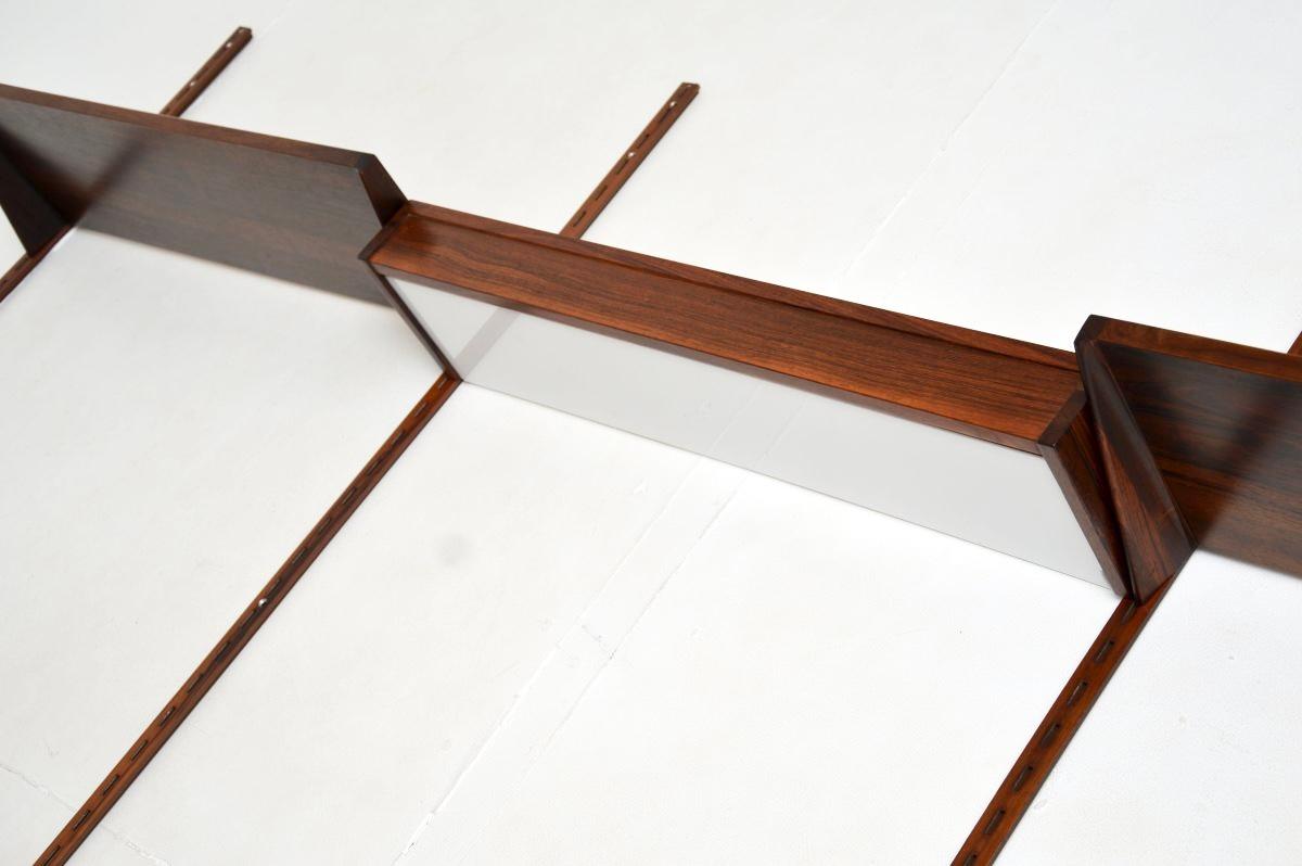 Danish Vintage Wall Mounting Shelving System by Kai Kristiansen (Dänisch) im Angebot