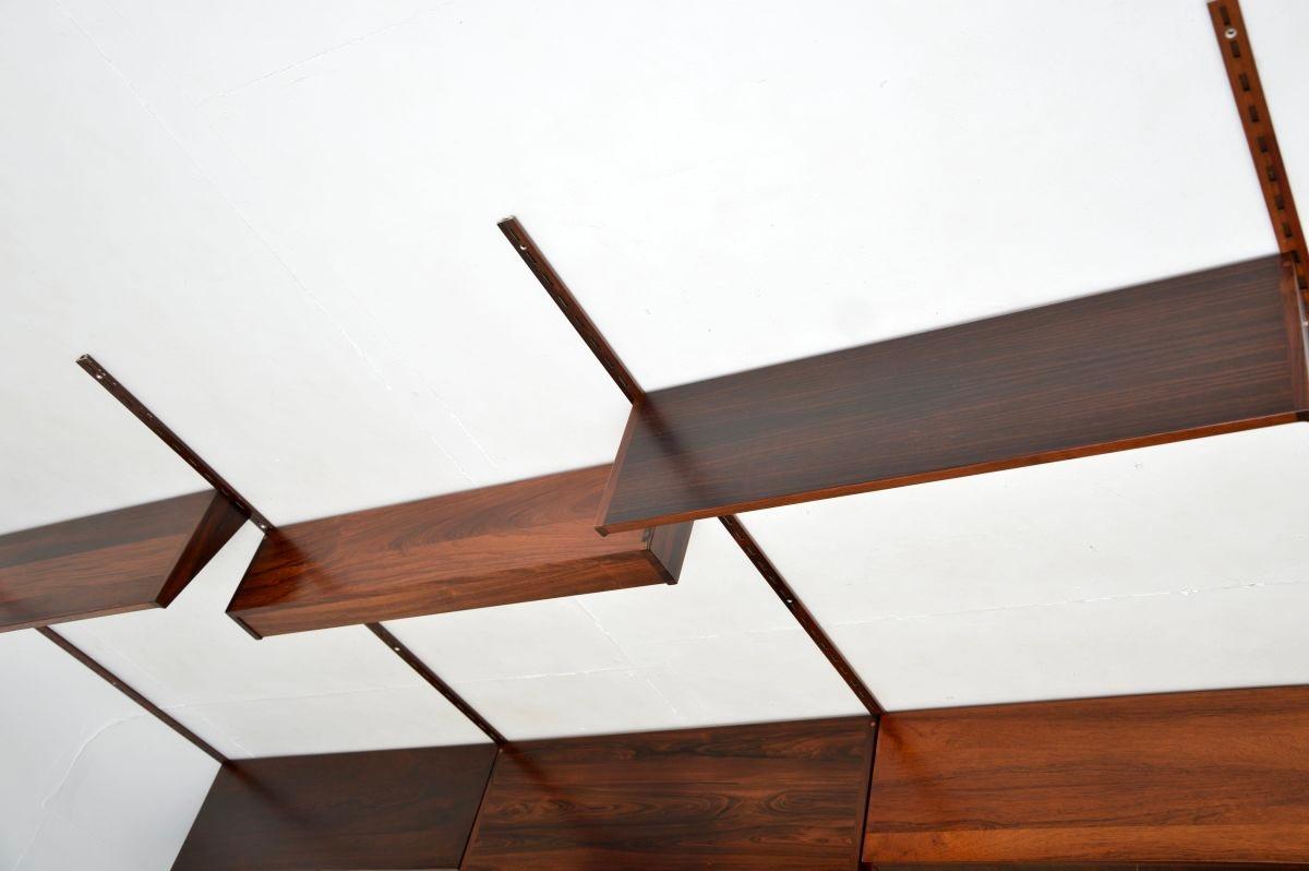 Danese Danish Vintage Wall Mounting Shelving System by Kai Kristiansen in vendita