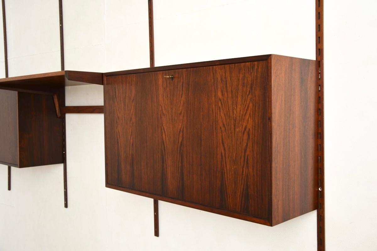 Danish Vintage Wall Mounting Shelving System by Kai Kristiansen in vendita 1