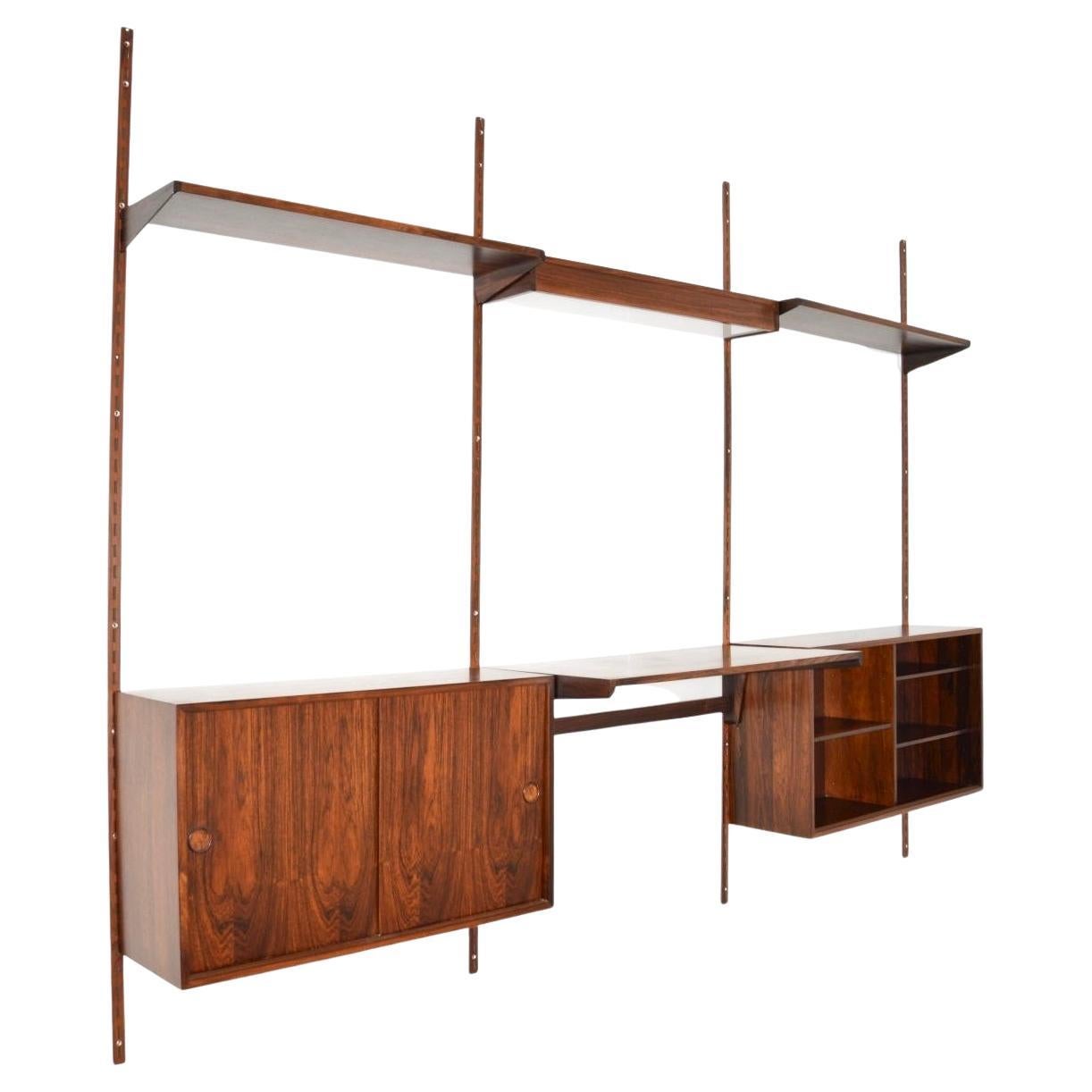 Danish Vintage Wall Mounting Shelving System by Kai Kristiansen