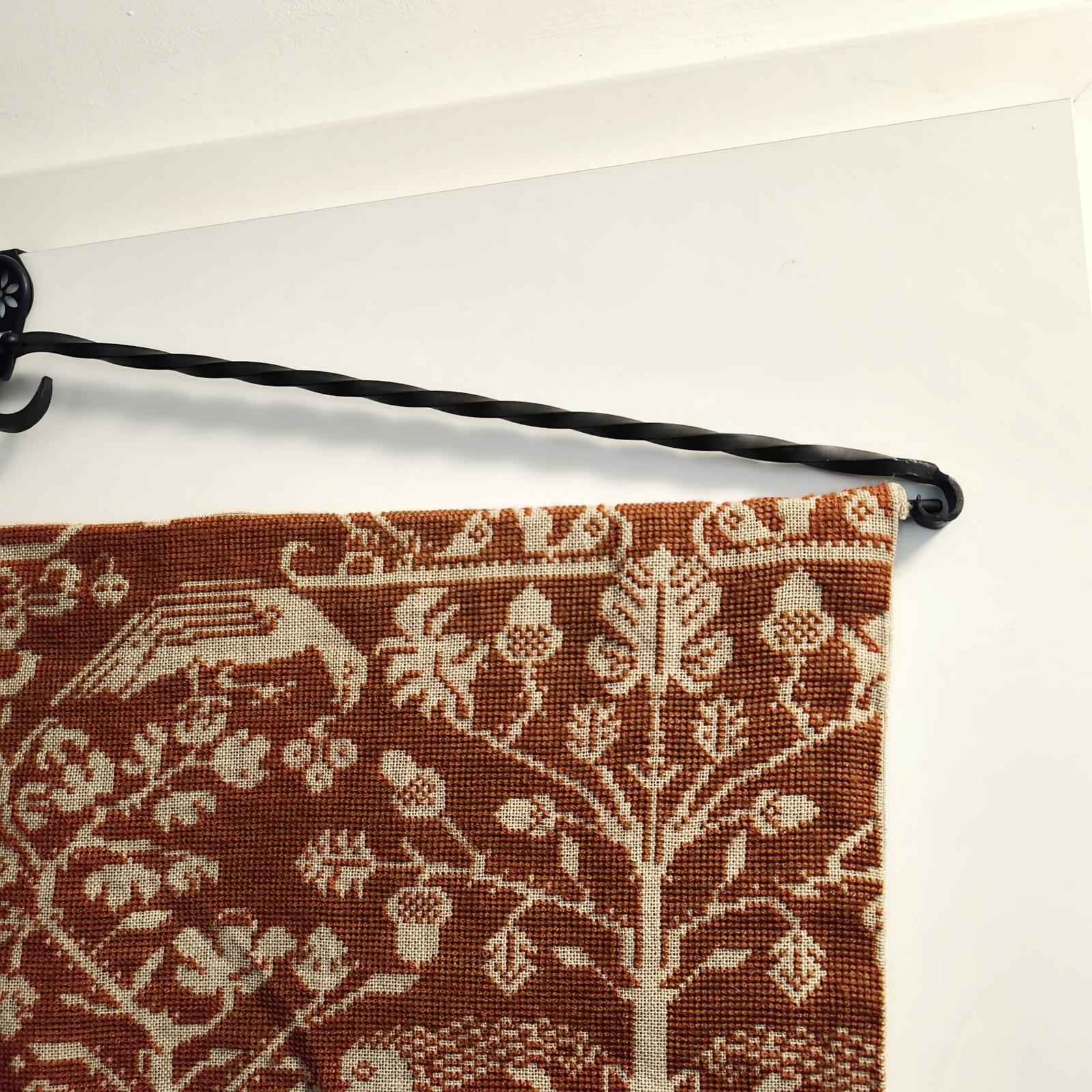 Hand-Crafted Danish Vintage Wall tapestry - Pyramus and Thisbe, Design Kåre Lindelof Jensen For Sale