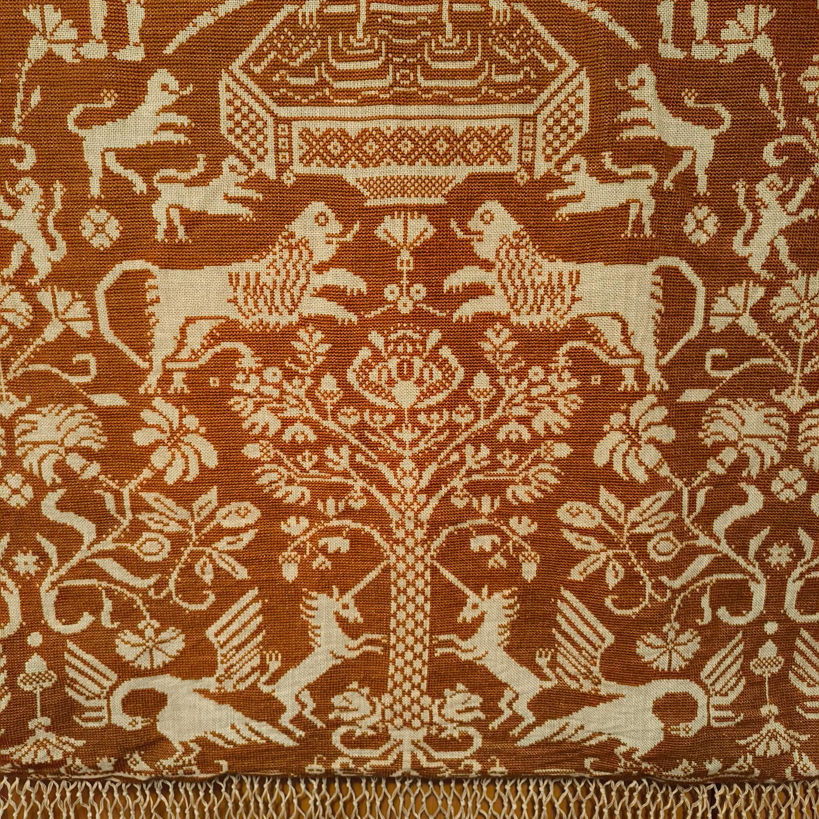 Late 20th Century Danish Vintage Wall tapestry - Pyramus and Thisbe, Design Kåre Lindelof Jensen For Sale