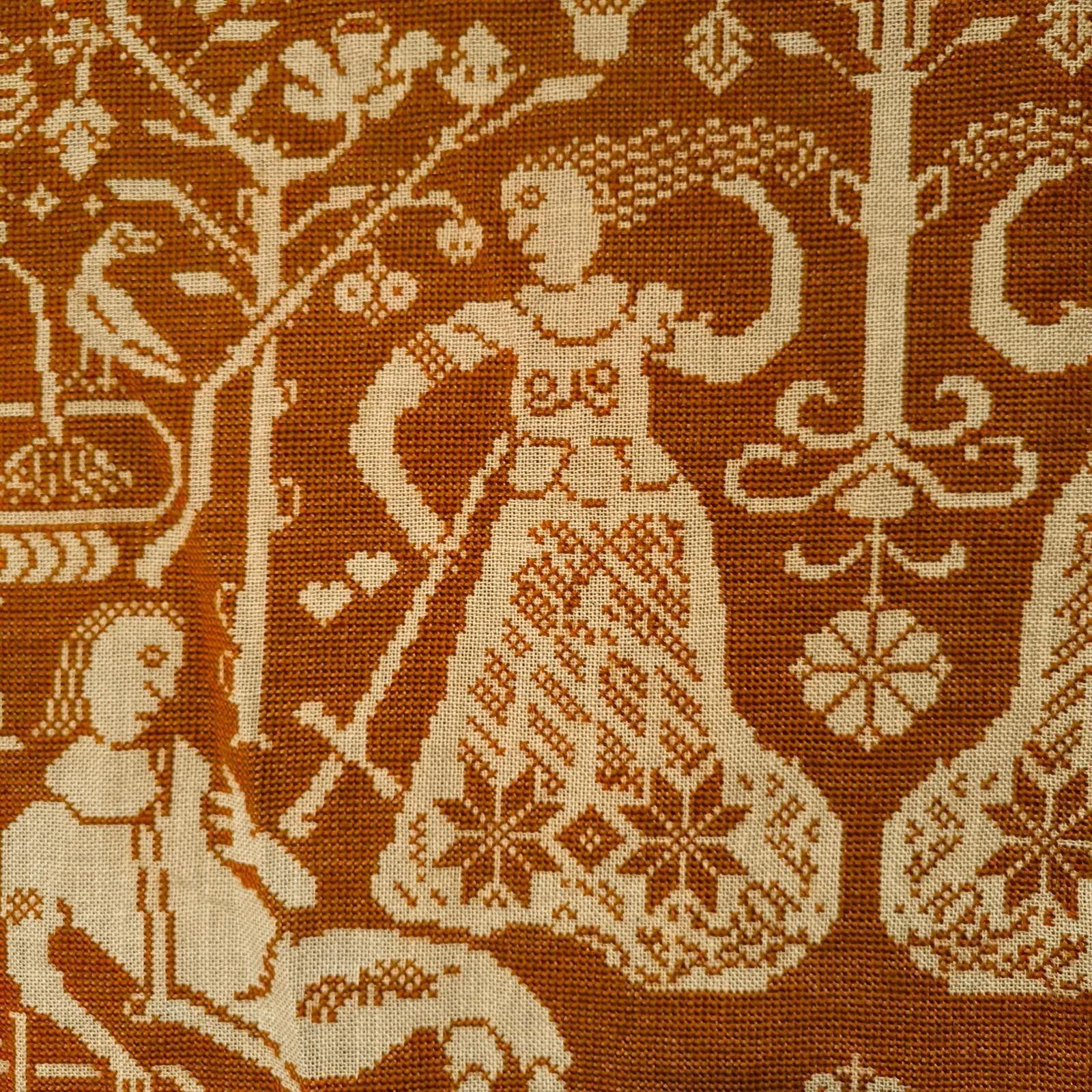 Wool Danish Vintage Wall tapestry - Pyramus and Thisbe, Design Kåre Lindelof Jensen For Sale