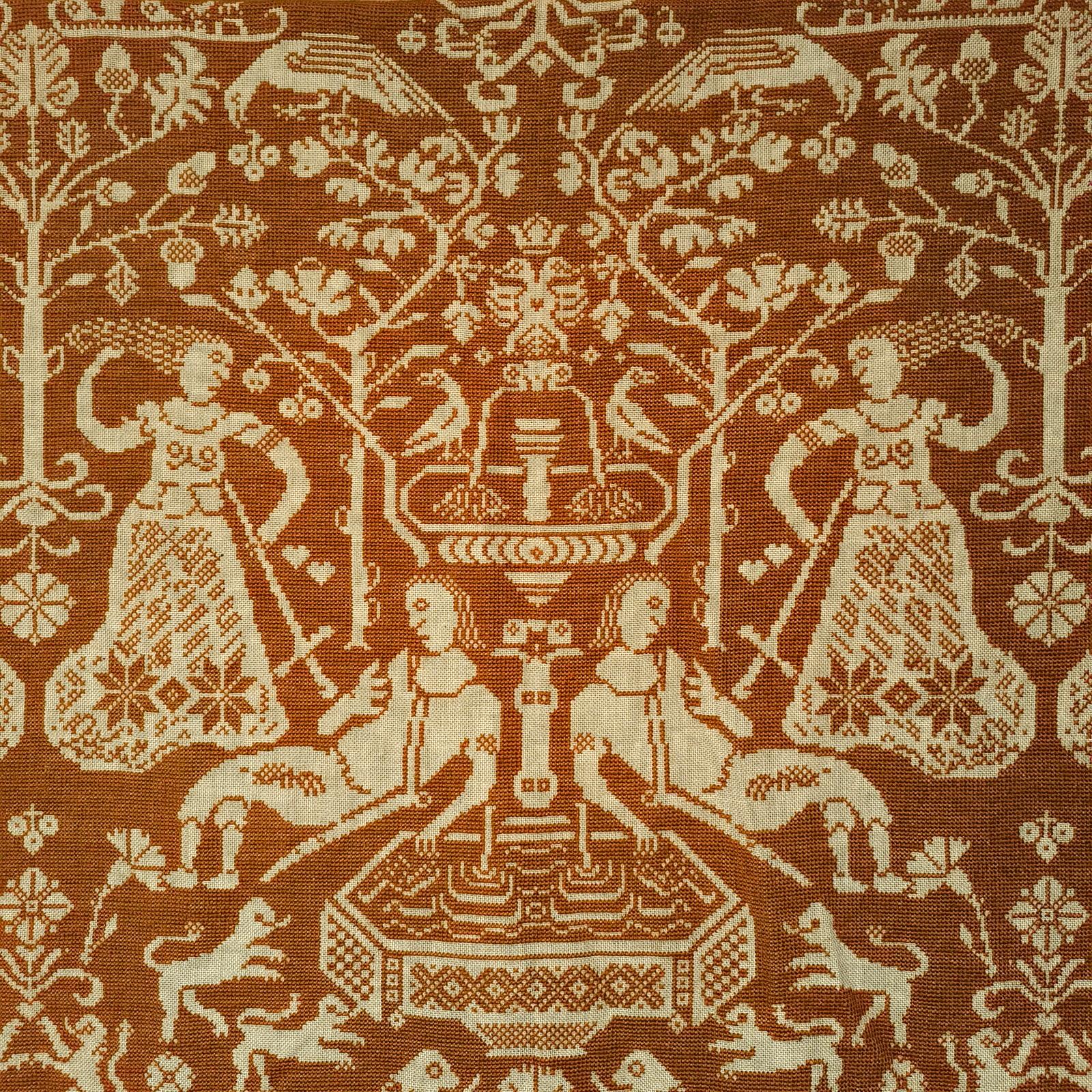 Danish Vintage Wall tapestry - Pyramus and Thisbe, Design Kåre Lindelof Jensen For Sale 2