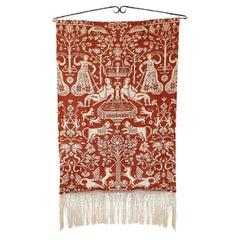 Danish Vintage Wall tapestry - Pyramus and Thisbe, Design Kåre Lindelof Jensen