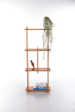 Danish Vintage Wall Unit Made of Wood, 1960s