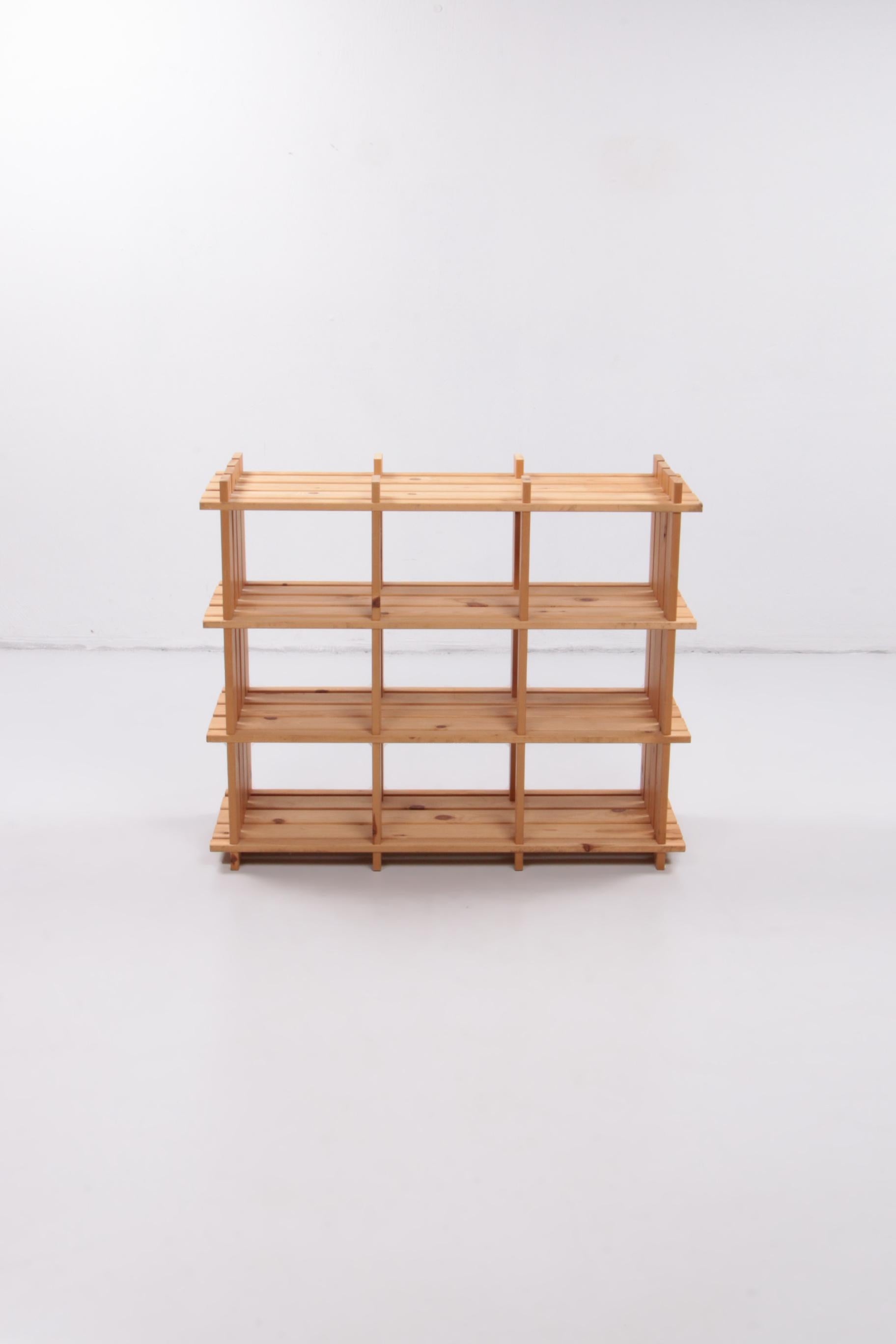 Mid-Century Modern Danish Vintage Wall Unit Made of Wood, 1960s For Sale