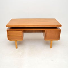 Danish Vintage Walnut Executive Desk