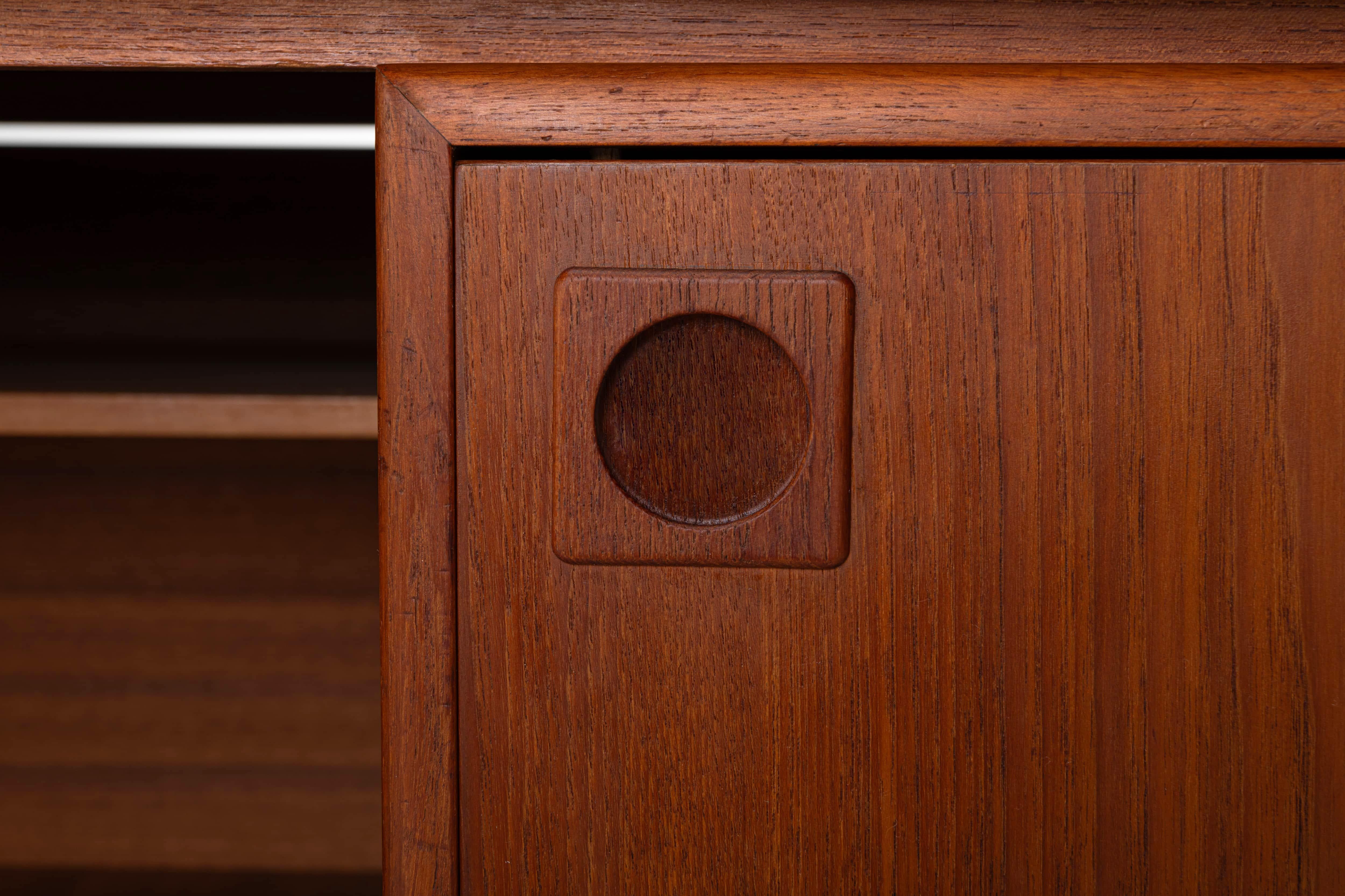 Danish vintage writing desk by H.P. Hansen, Denmark 1960s 2