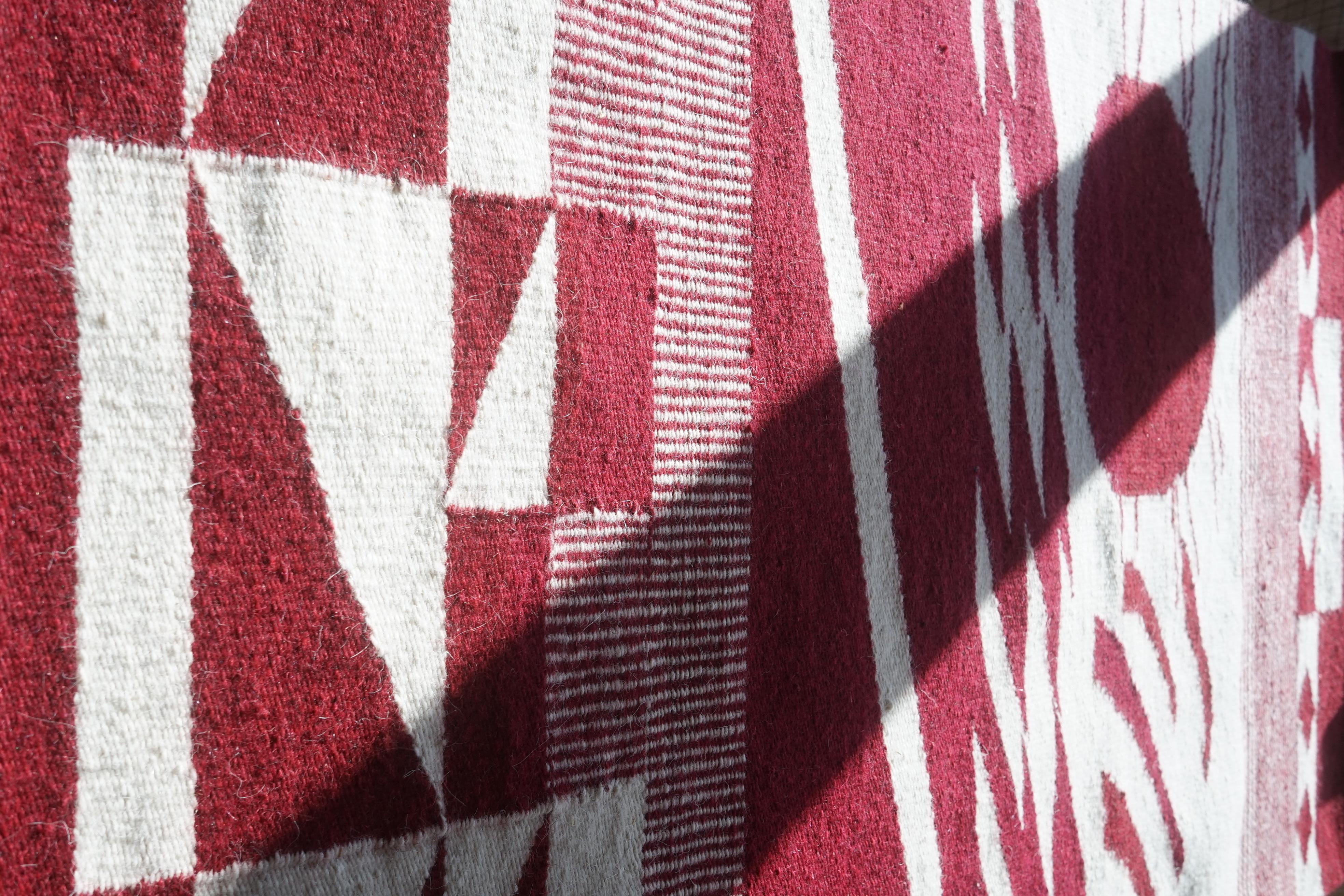 Dänisches Wandgewebe aus Flachgewebe der Vibeke-Klint-Schule im Angebot 2