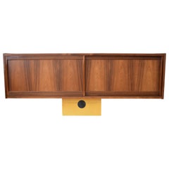 Danish Wall-Mounted Rosewood Sideboard, Erling Torvits, 1960s