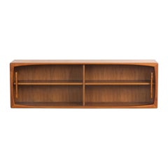 Danish Wall Mounted Sideboard in Teak, 1960s