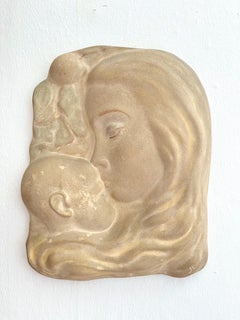 Danish Wall Relief in Plaster by Niels Jakob Eriksen, Illums Bolighus, 1930s