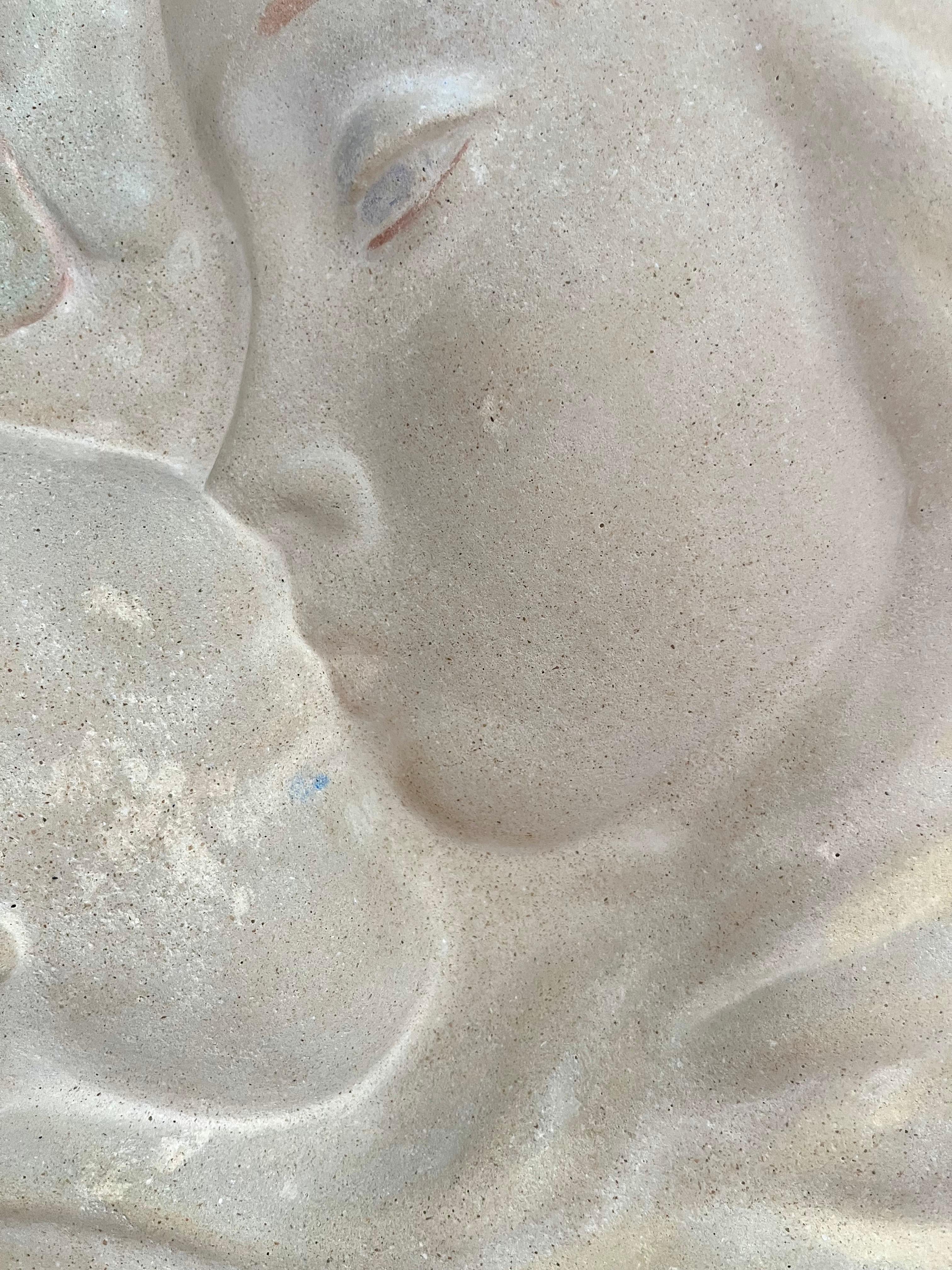 Milieu du XXe siècle Relief mural danois en plâtre de Niels Jakob Eriksen, Illums Bolighus, années 1930 en vente