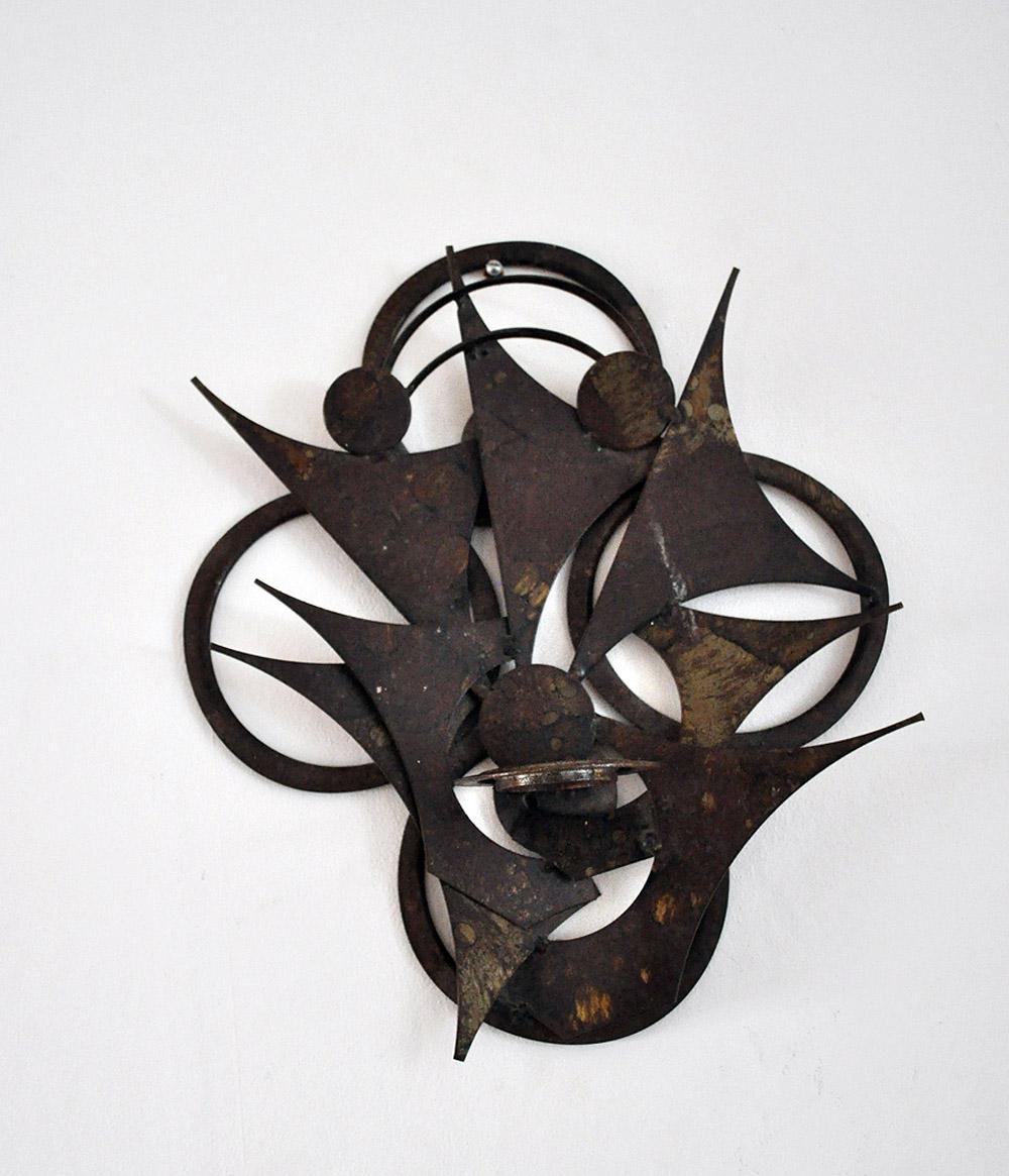 20th Century Danish Wall Sculpture in Metal by Henrik Horst, 1970s