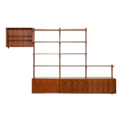Danish Wall Unit by Poul Cadovius for Cado, Denmark, 1960s Danish Wall Unit