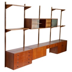 Mueble de pared danés, Rud Thygesen y Johnny Sorensen para Hansen & Guldborg Furniture