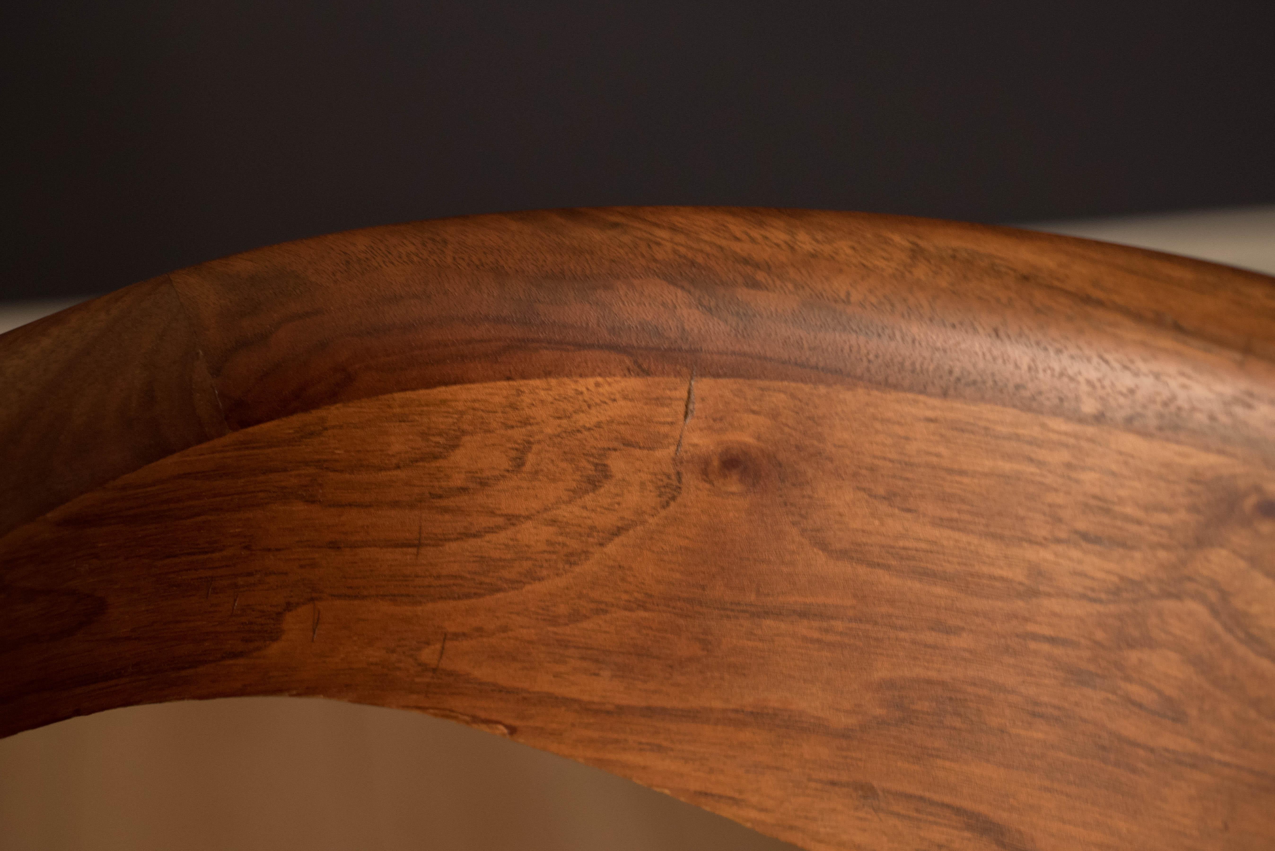 Danish Walnut Compass Dining Chair by Erik Kirkegaard 7
