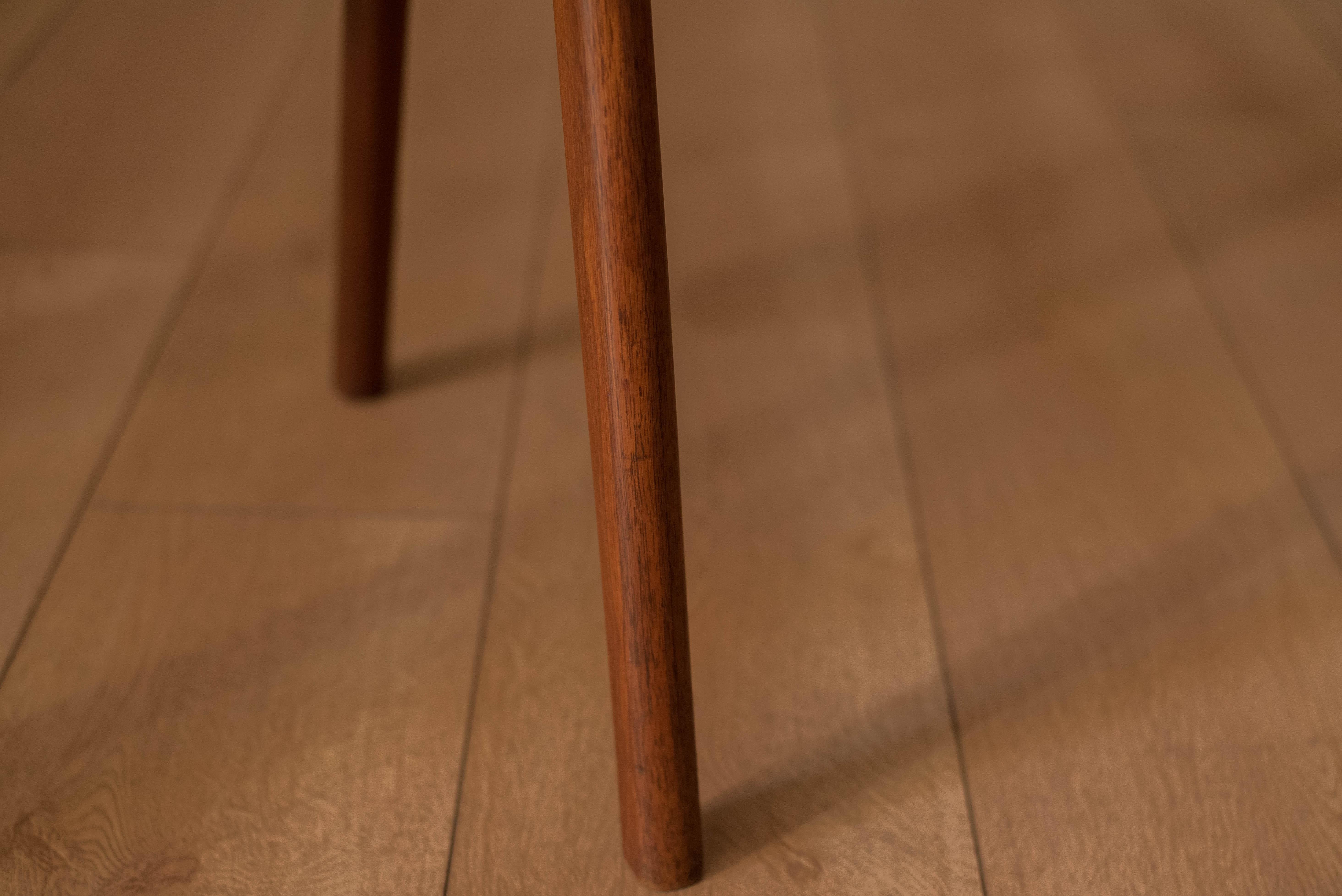 Danish Walnut Compass Dining Chair by Erik Kirkegaard 9