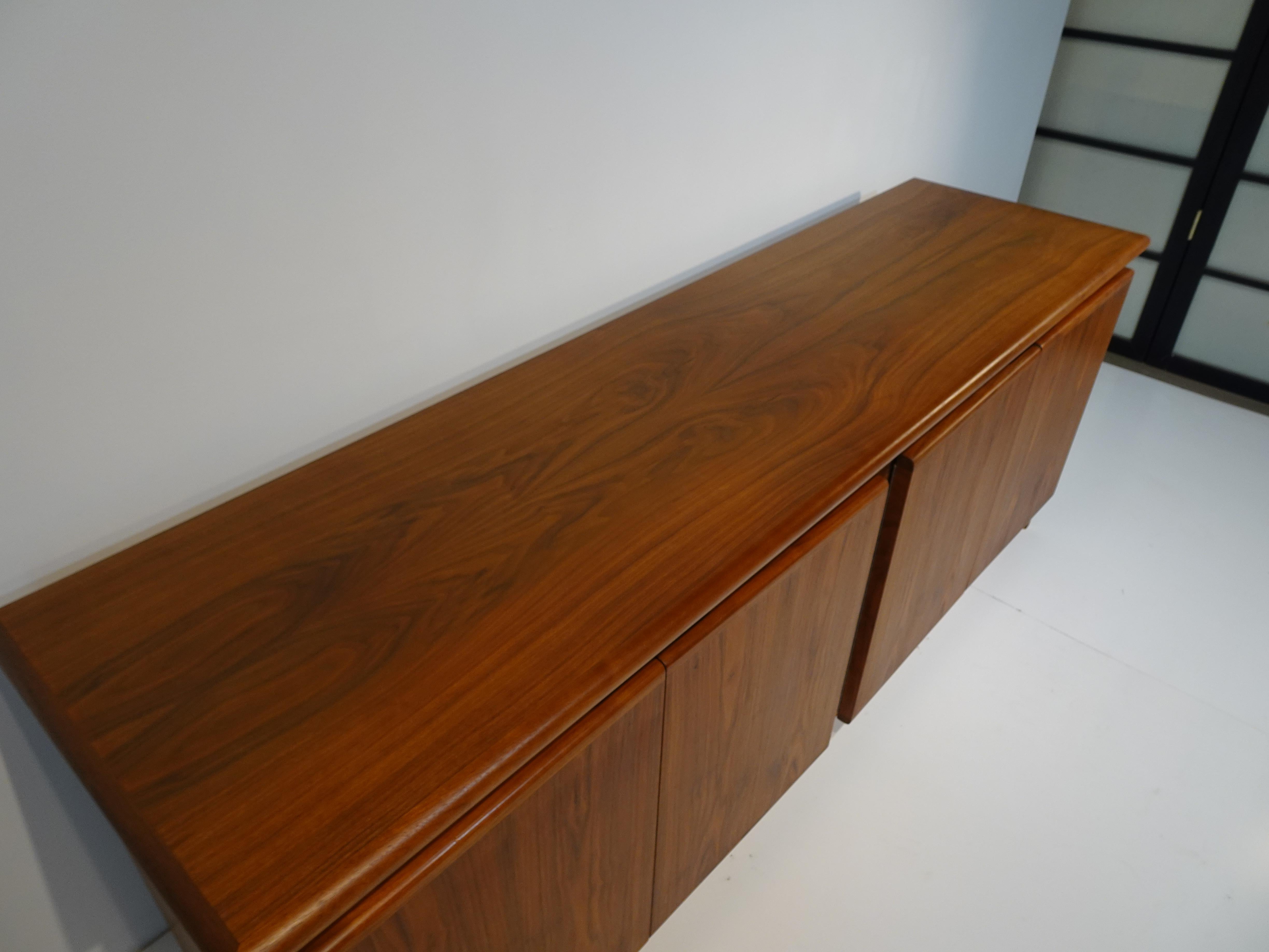 Danish Walnut Credenza / Sideboard in the Style of Poul Hundevad 6