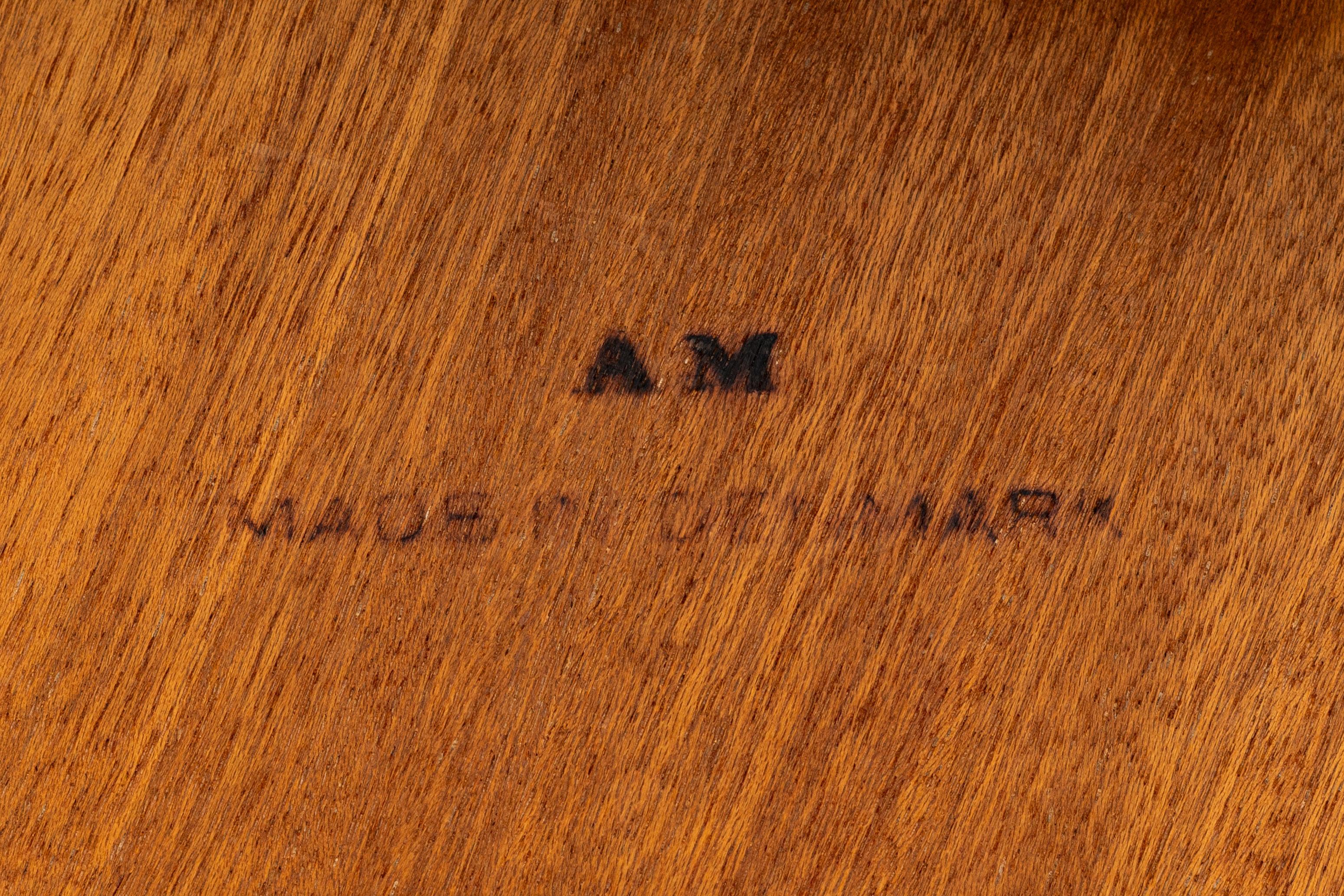 Danish Walnut Draw-Leaf Dining Table For Sale 10