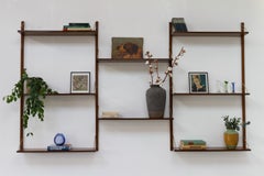 Danish Walnut Shelving System Royal by Poul Cadovius for Cado, 1950s.