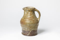 Dänischer weißer Keramikkrug von Anne Kjaersgaard, 20. Jahrhundert, Design