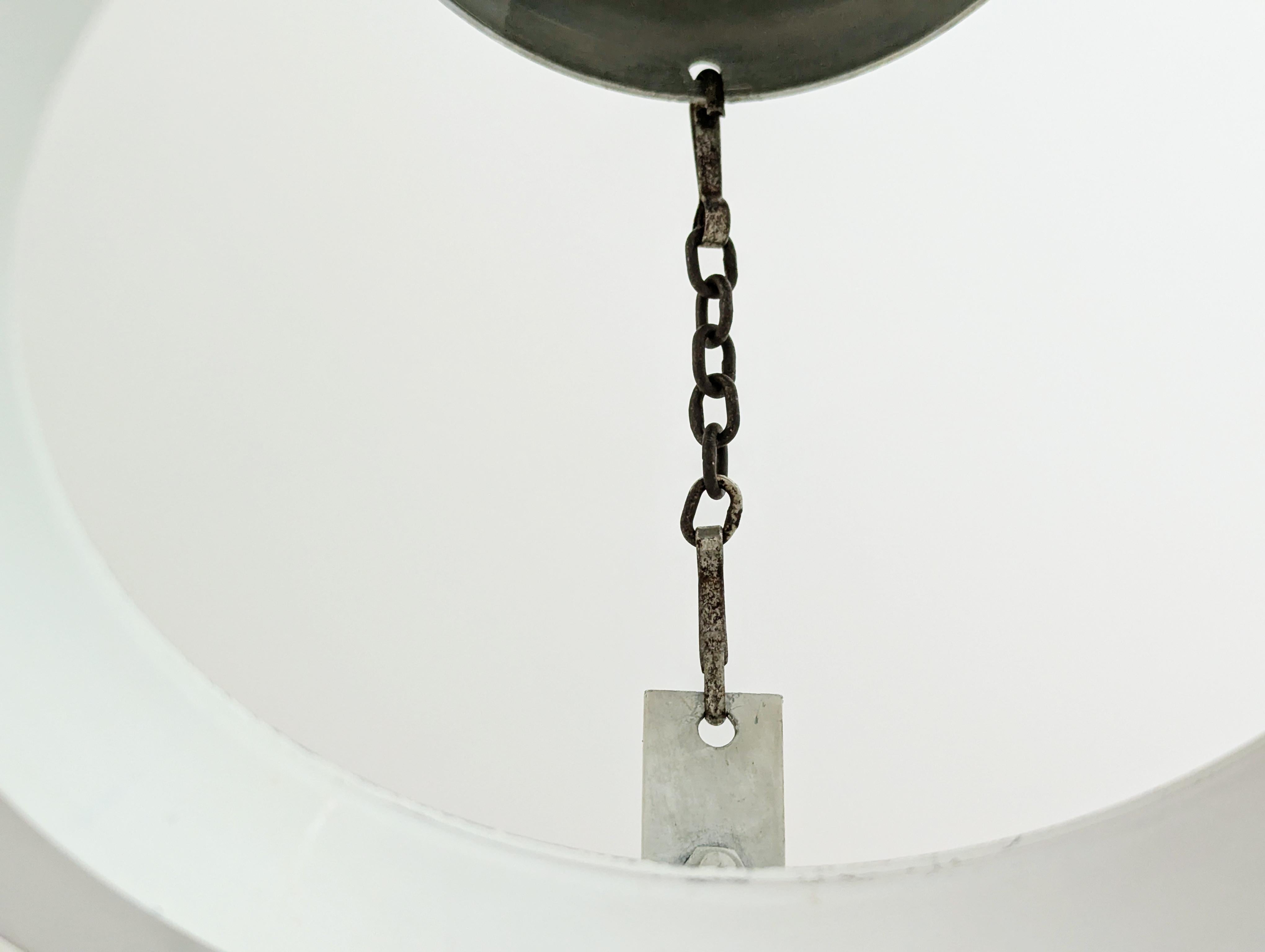 Danish White Metal 1960s pendant lamp by Regent For Sale 2