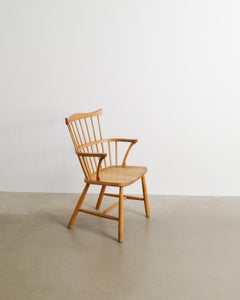 Danish Windsor 2350 Armchair in Oak Wood by Børge Mogensen by Fredericia, 1960s