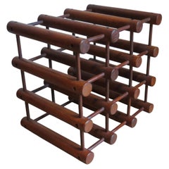 Danish Wine Rack Bottle Holder By Richard Nissen for Nissen Langaa 1960s