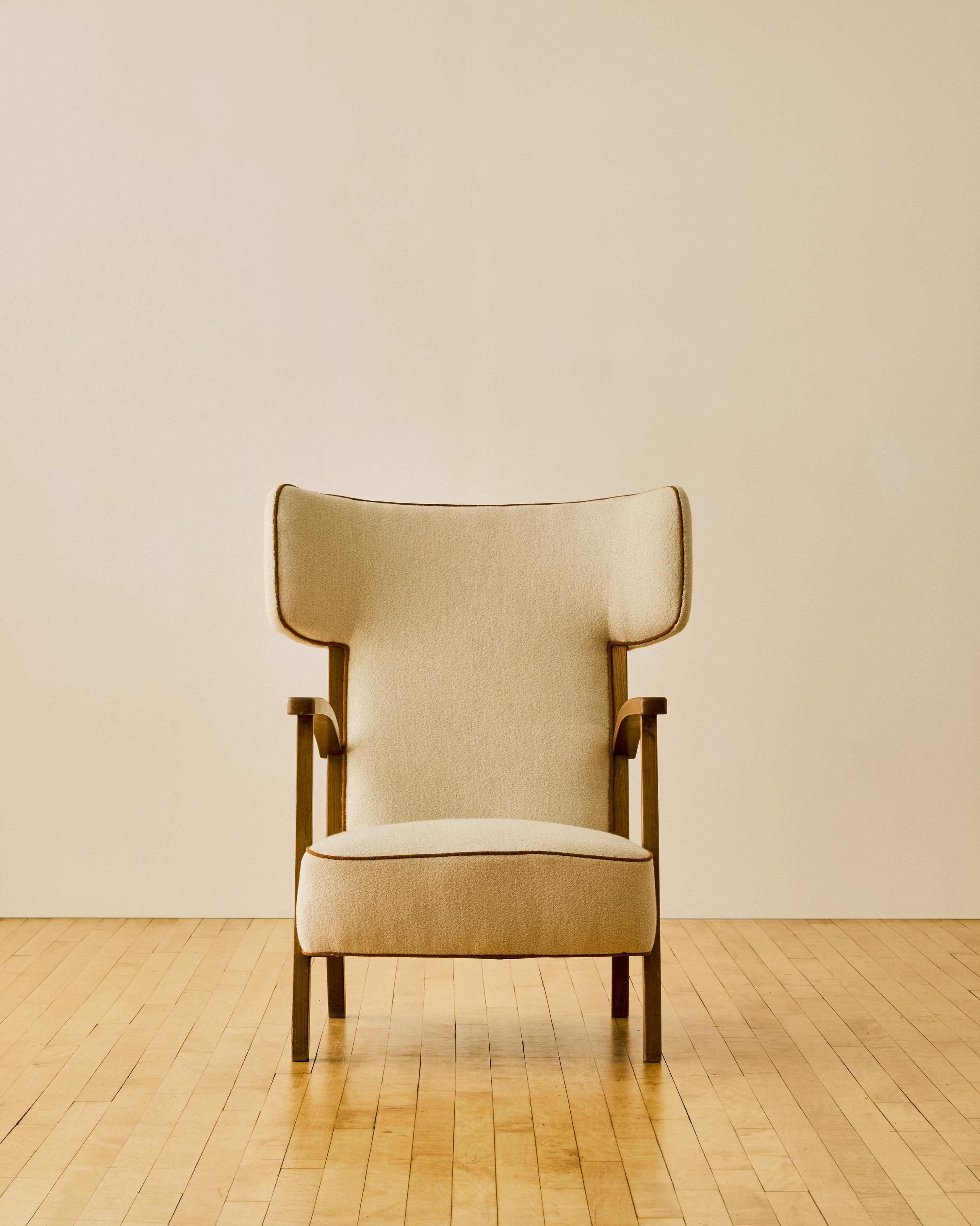 Sillón Danés Wingback Cashmere Lana en venta