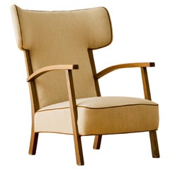 Wood Wingback Chairs