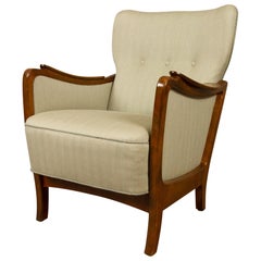 Danish Wingback Chair, 1950s