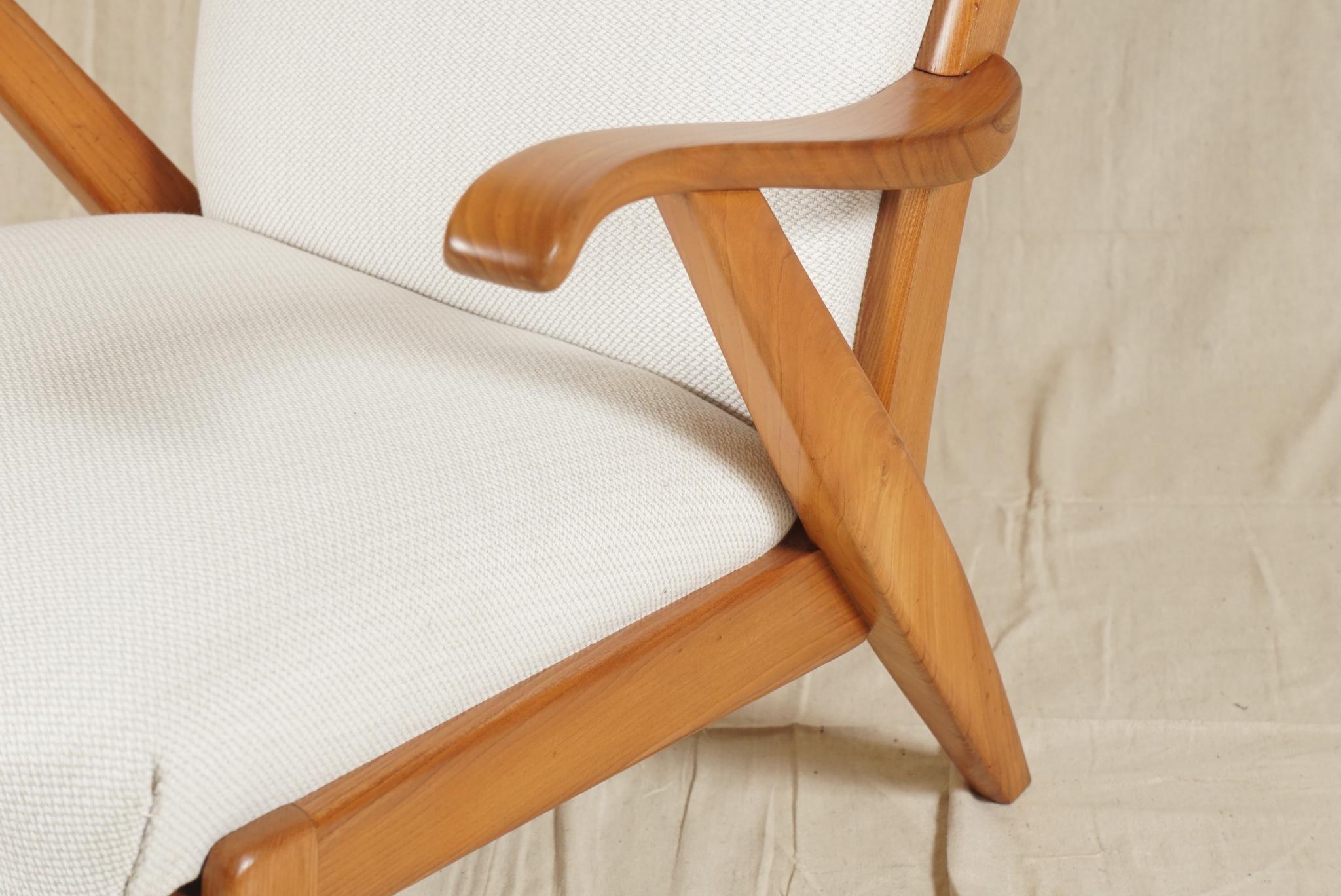 Elm Danish Wingback Chair by Søren Willadsen For Sale
