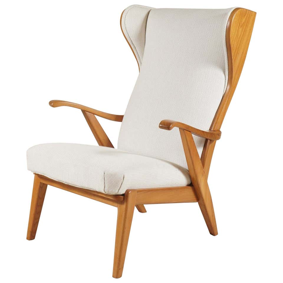 High Back Easy Chair By Frits Henningsen For Sale At 1stdibs 