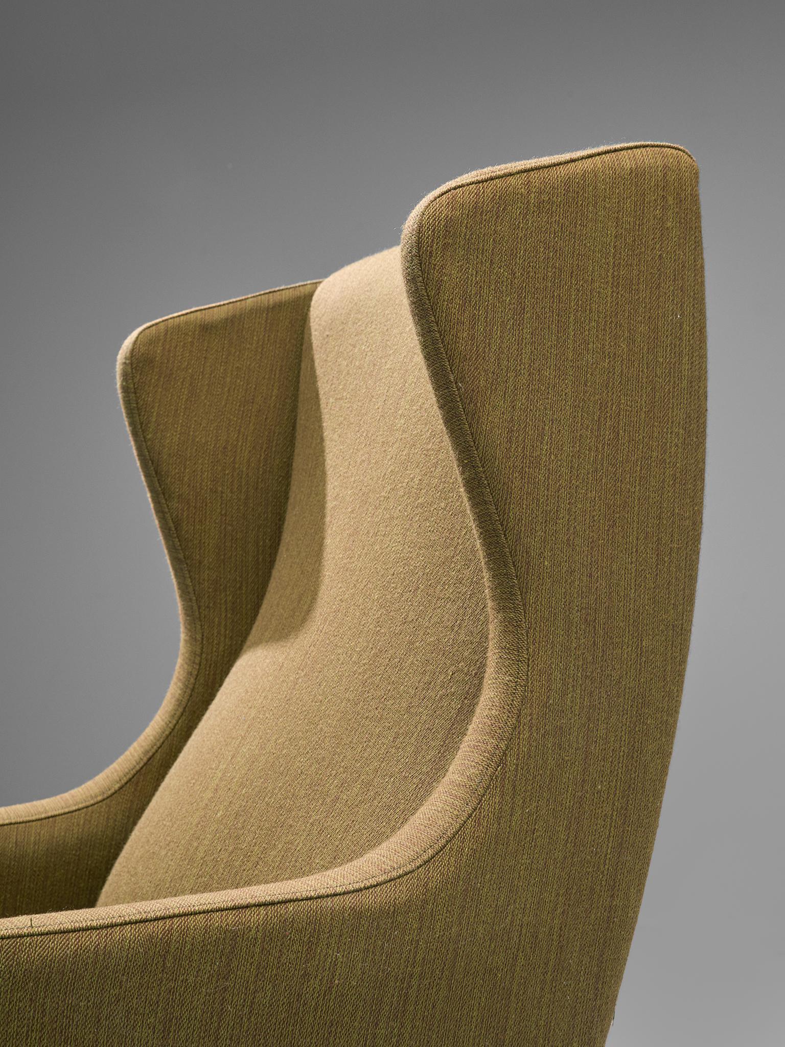 upholstered wingback chair