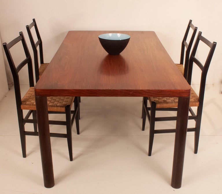 Danish Wood Dining Table, 1960's at 1stDibs