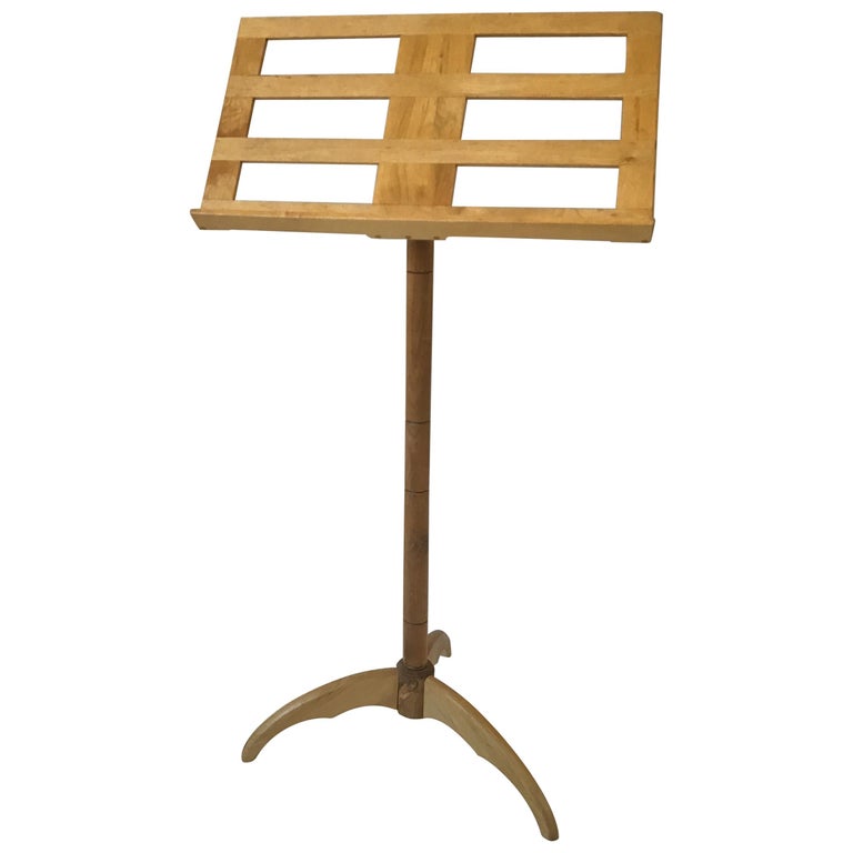 Danish Wood Music Stand at 1stDibs wooden music stands, handmade wooden music stand uk, wooden