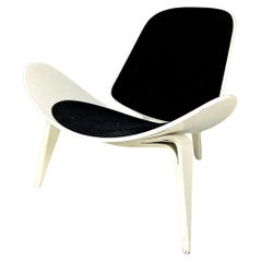 Used Danish wooden shell armchair CH07 by Hans Wegner for Carl Hansen & Søn, 2000s