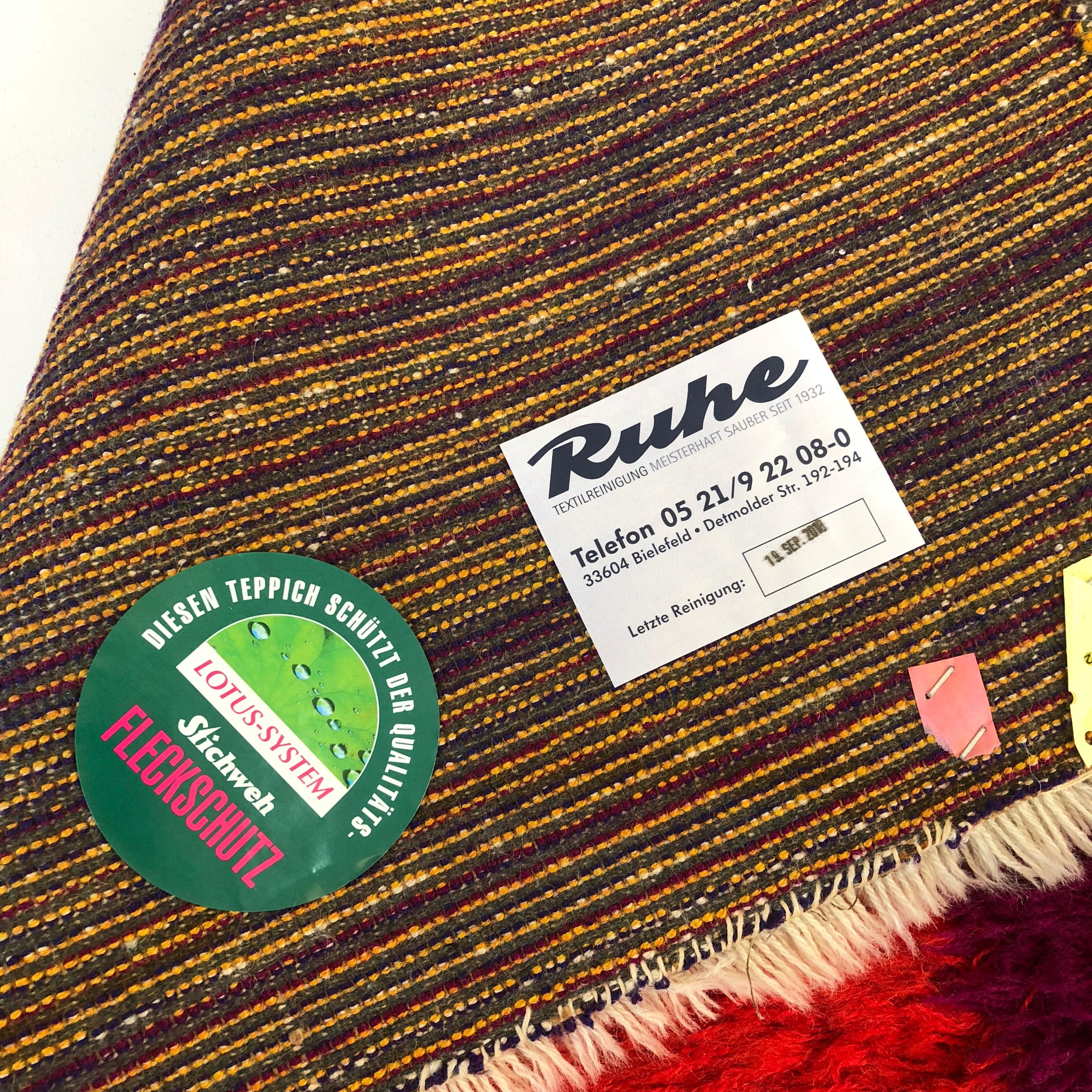 Danish Wool Rya Rug Tapestry 