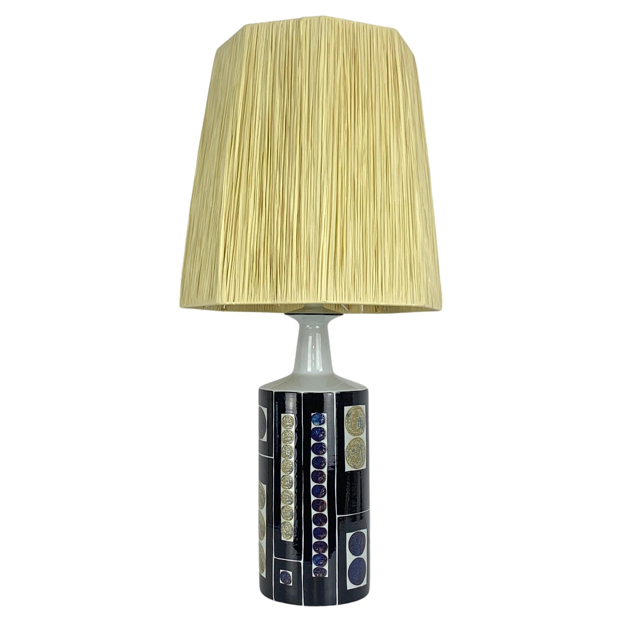 Danish XXL Modern Ceramic Lamp by I-L Koefoed, Royal Copenhagen Fog&Morup 1960s For Sale